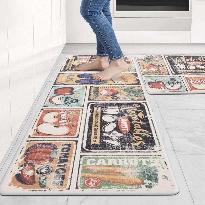 Kitchen-Themed Runner Mat