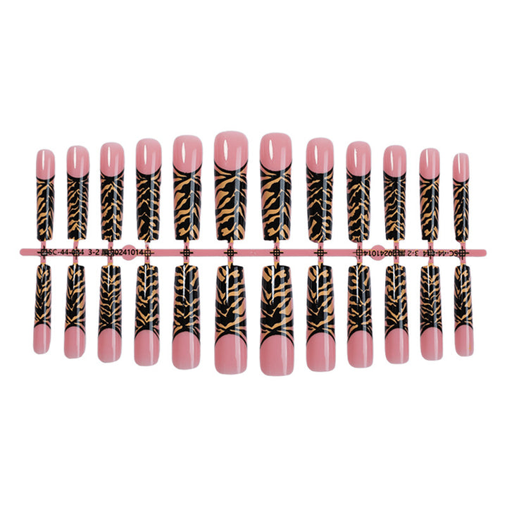 Creative nail art set with stylish animal pattern Kalsten
