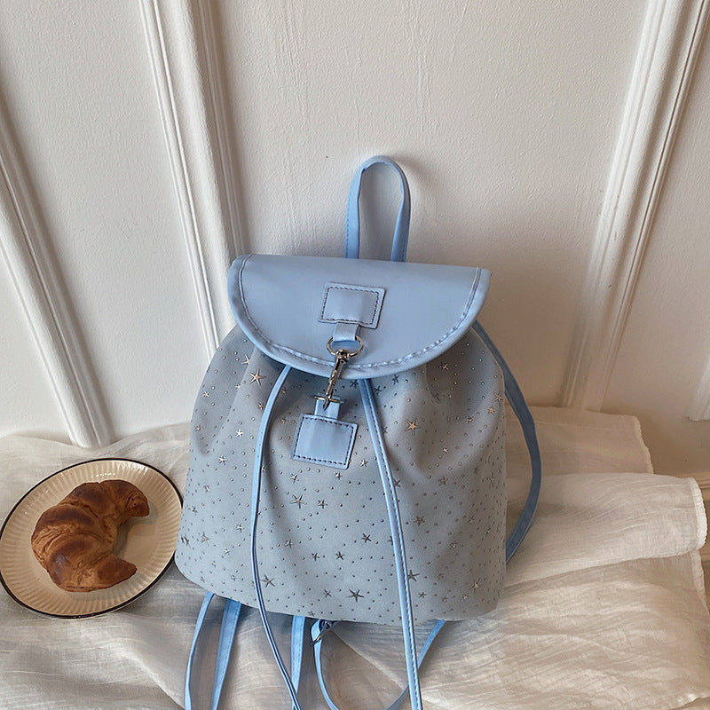 WoStar-Patterned Drawstring Backpack Kalsten