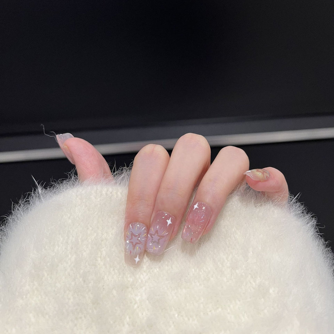 Starry Sky-Inspired Press-On Nail Art Set Kalsten