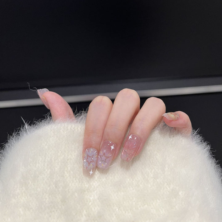 Starry Sky-Inspired Press-On Nail Art Set Kalsten