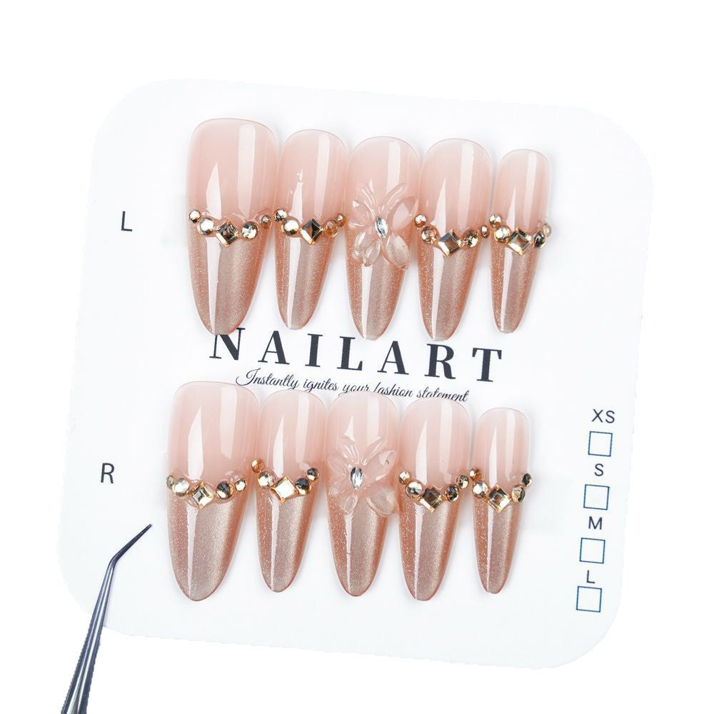 Artistic Themed Press-On Nails Kalsten