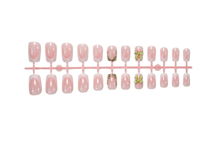 Artificial nail set with glamorous 3D decorations Kalsten