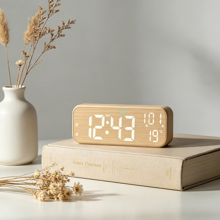 Digital Multifunction Alarm Clock with Temperature and Date Display Kalsten