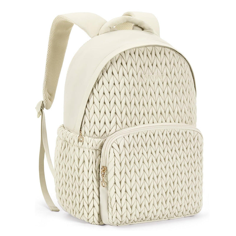 Fashionable backpack with braided structure Kalsten
