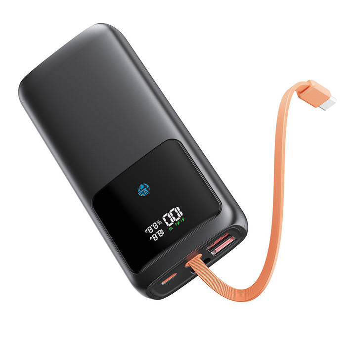 Power bank with LED display and integrated charging ports Kalsten