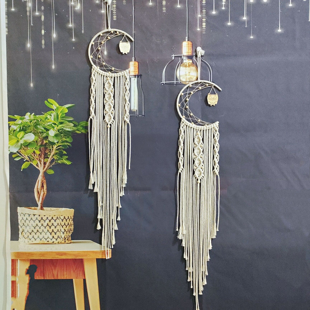 Macramé Moon Wall Hanging Kalsten