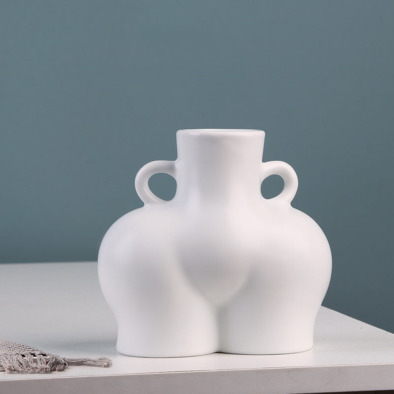 Artistic Human-Shaped Decorative Vase