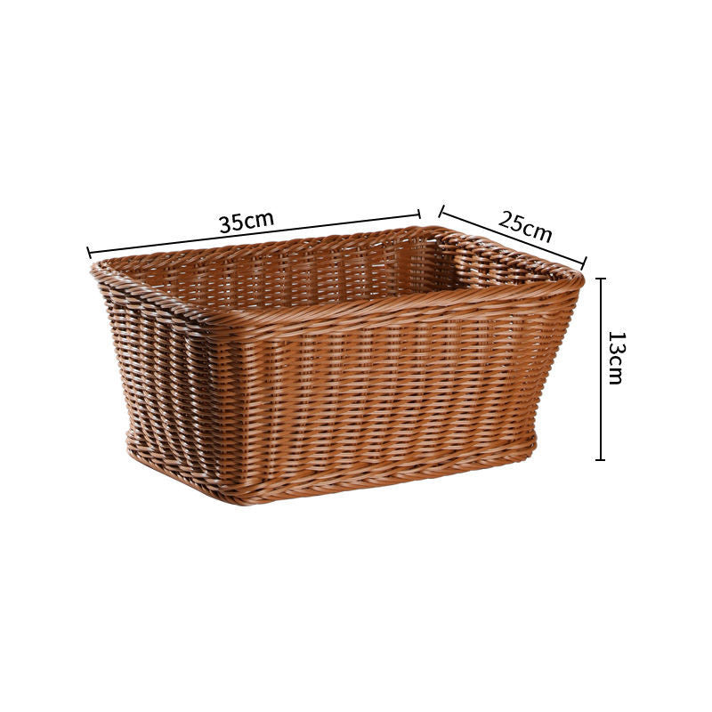 Large Rectangular Woven Storage Tray Kalsten