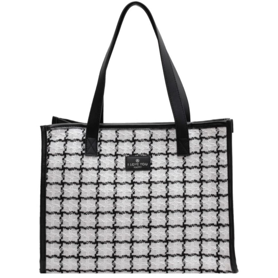 Elegant Textured Tote Bag Kalsten
