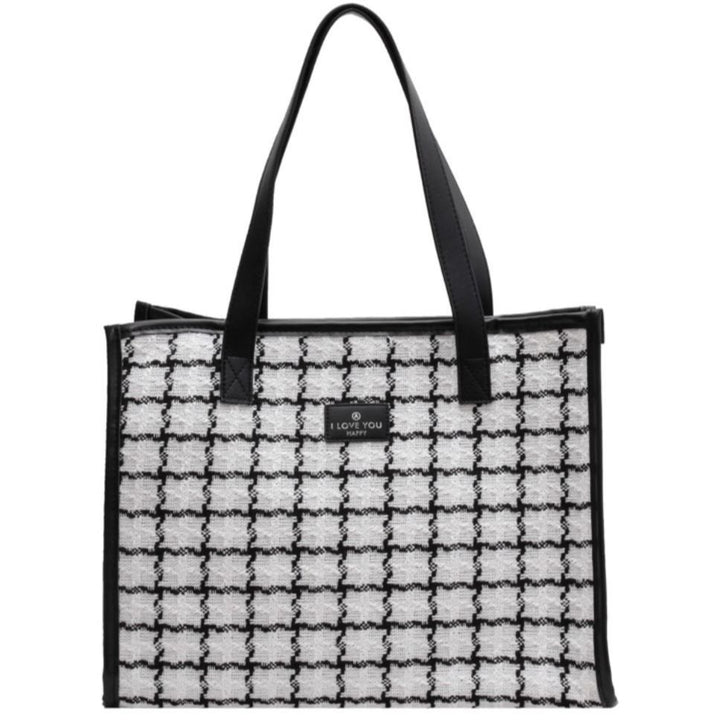 Elegant Textured Tote Bag Kalsten
