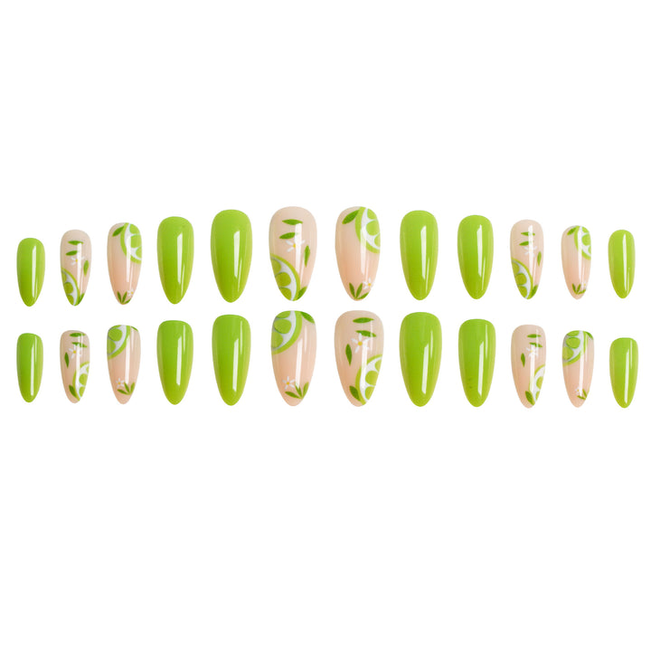 Tropical-Themed Nail Art