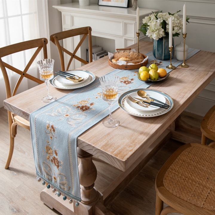 Decorative Embroidered Table Runner