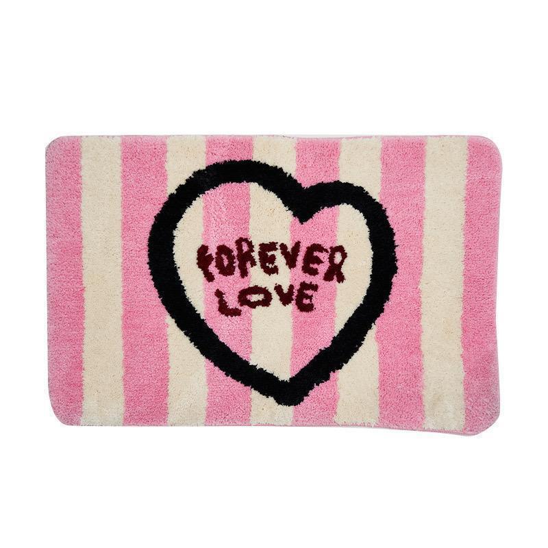 Decorative Heart-Shaped Rug