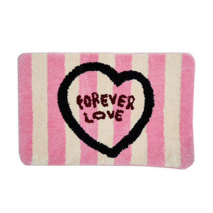 Decorative Heart-Shaped Rug