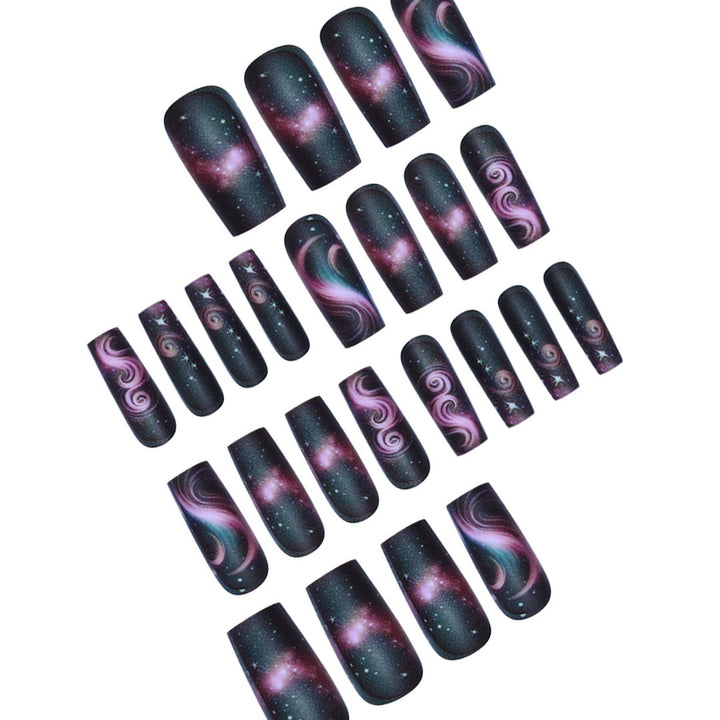 Galaxy-Themed Press-On Nail Extensions Kalsten