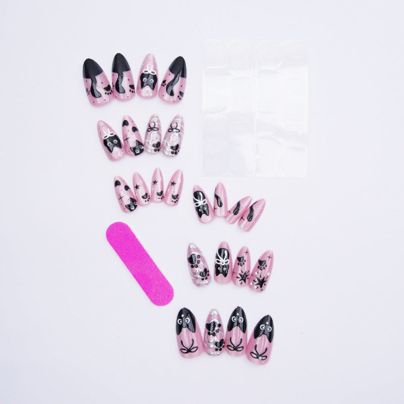 Nail art set with cat pattern Kalsten