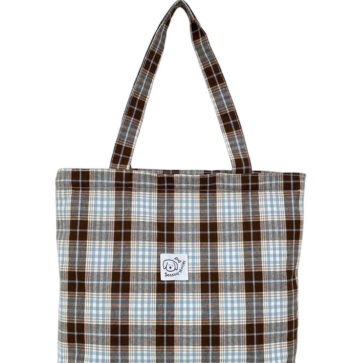 WoStylish Plaid Tote Bag Kalsten