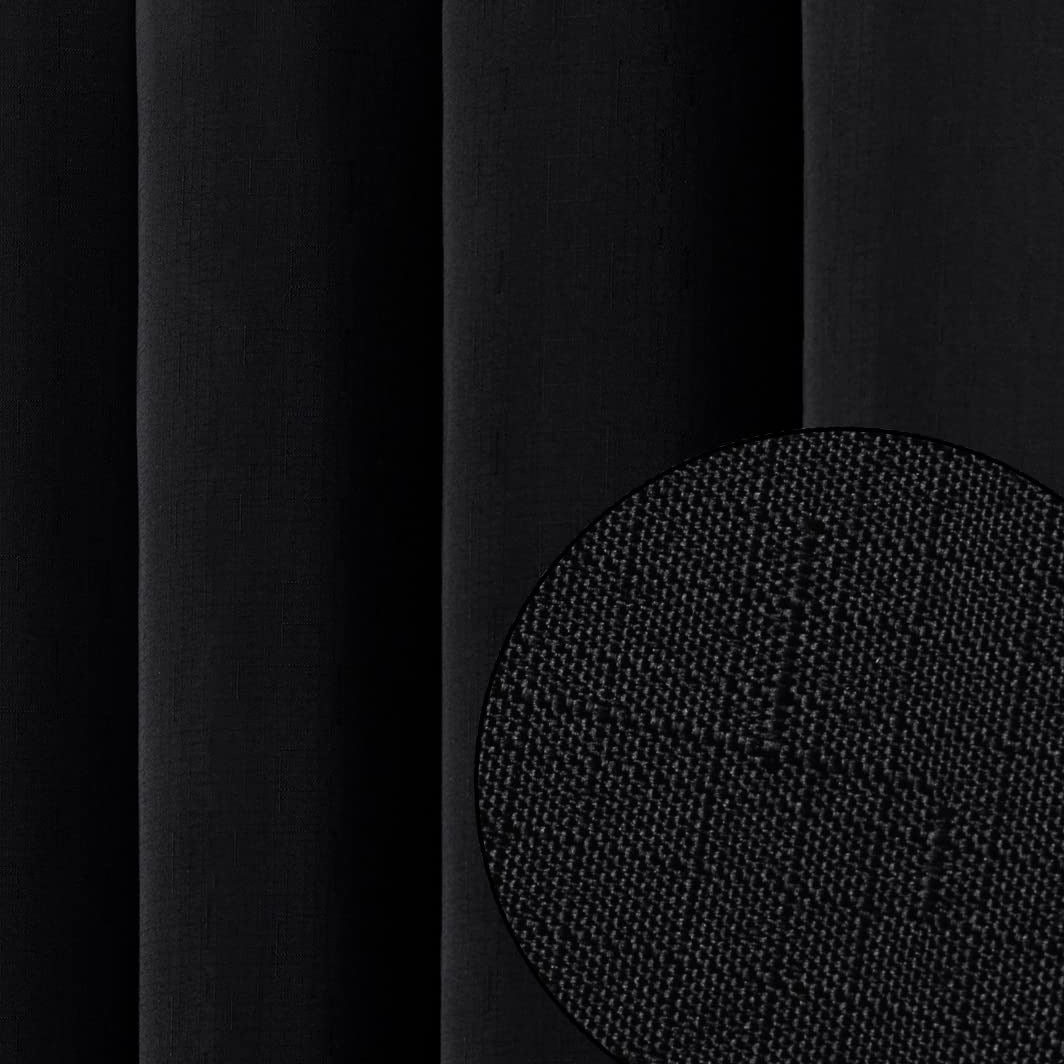 Textured Linen Shower Curtain Kalsten