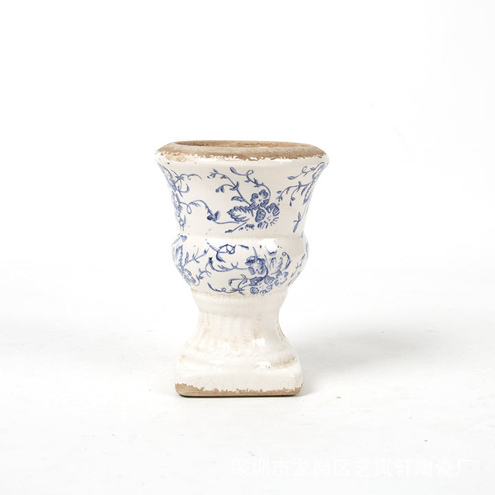 Floral Ceramic Planter Kalsten
