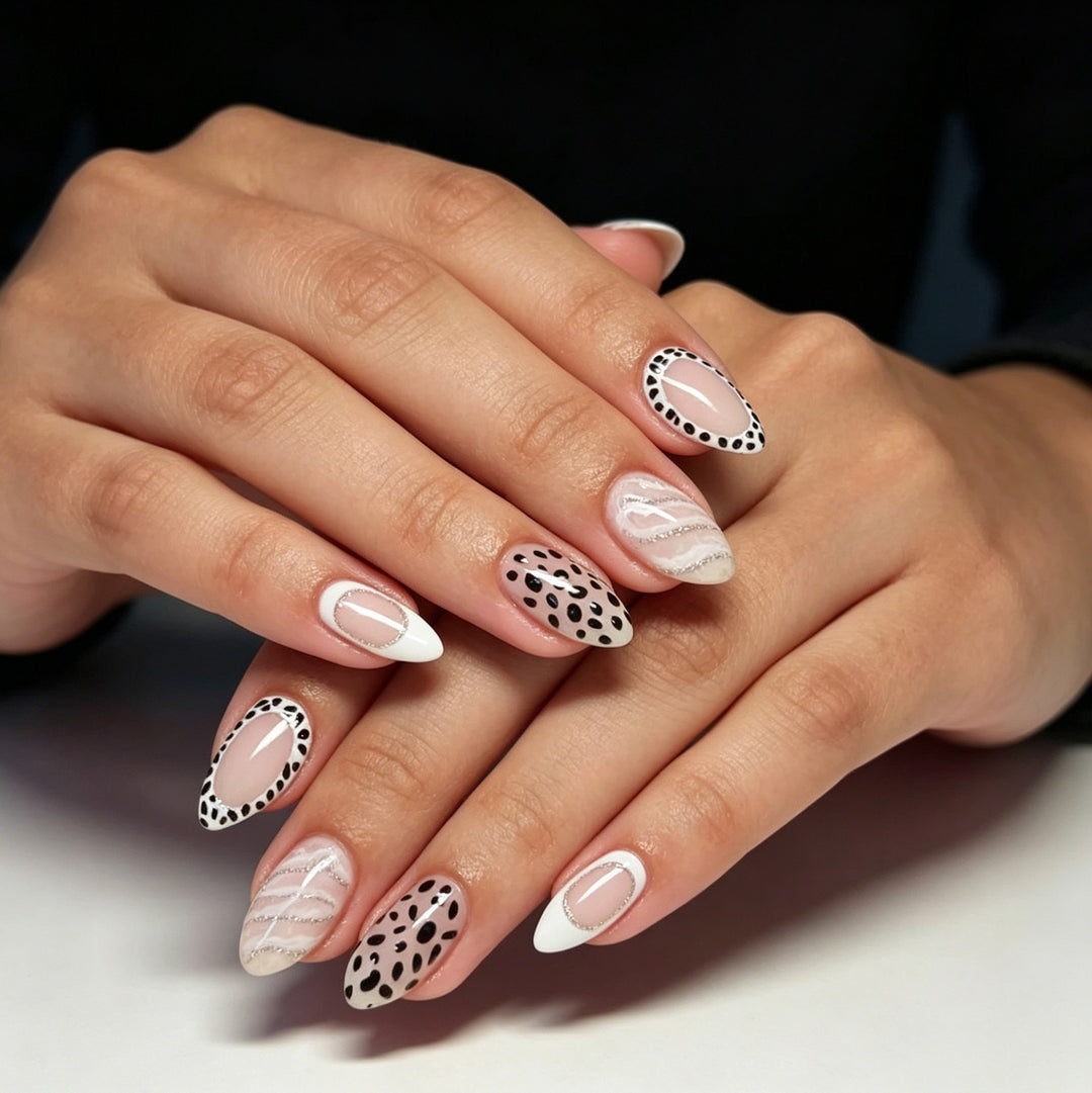 Artistic Stiletto Nail Art Extensions Kalsten