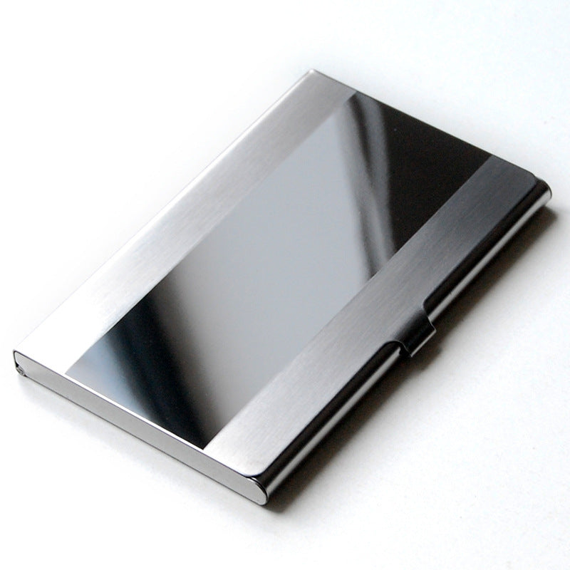 Elegant Stainless Steel Business Card Case