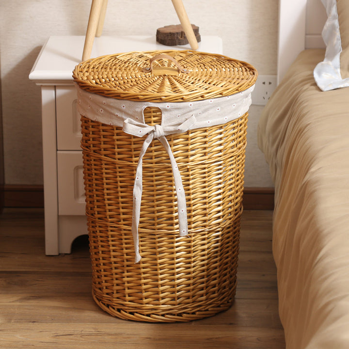 Decorative Woven Laundry Hamper Kalsten