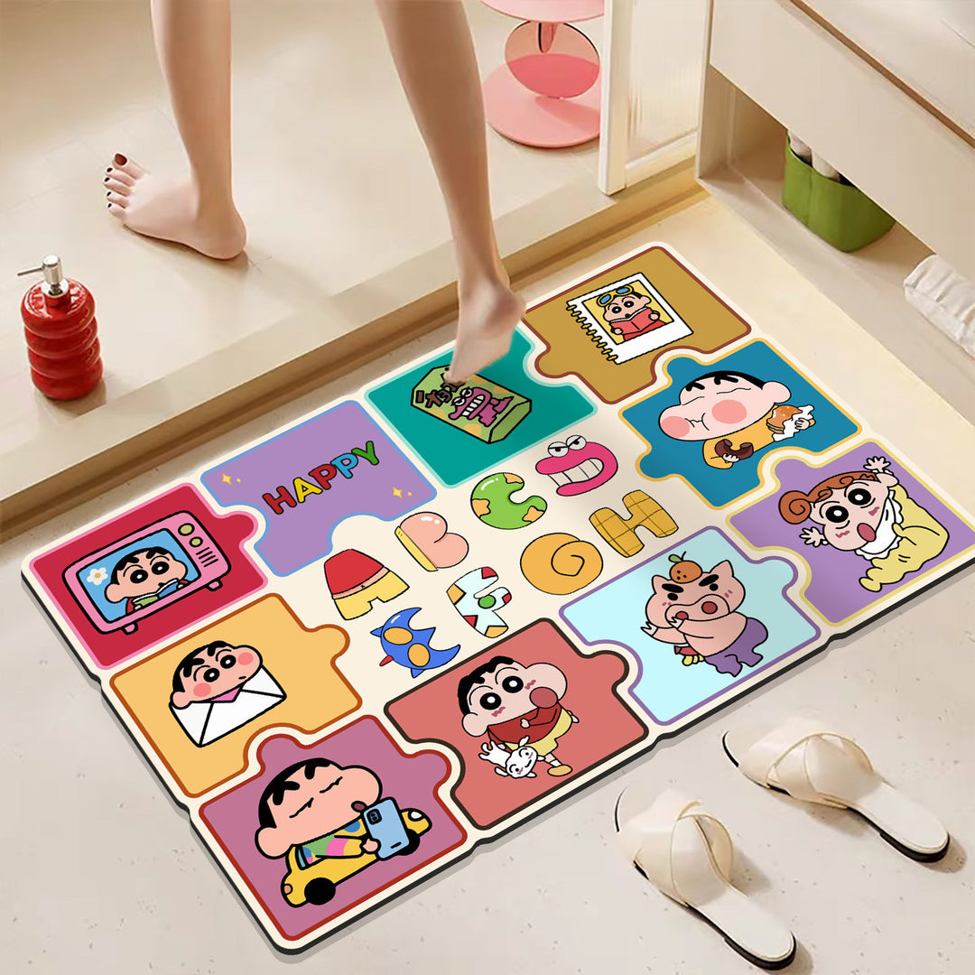 Cartoon Character Bathroom Mat