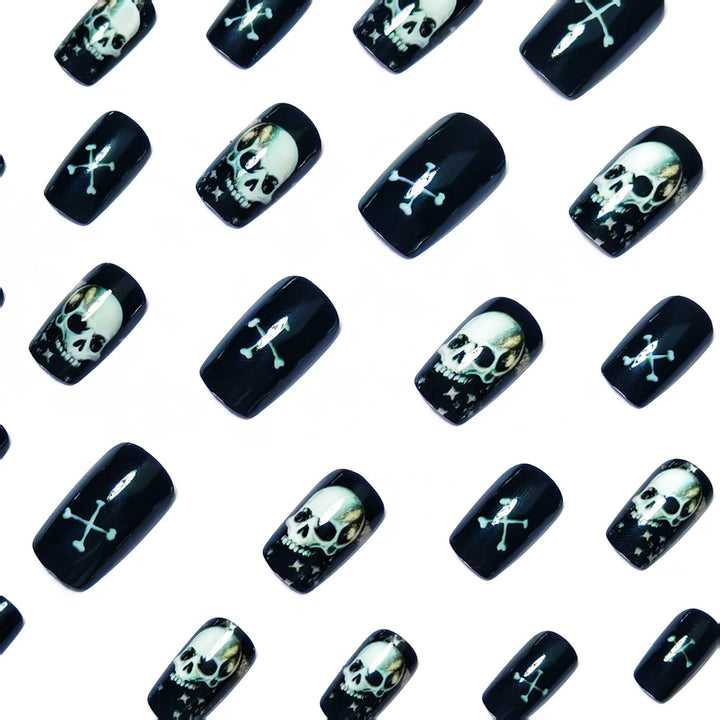 Creative Art Nails in Skull Design Kalsten