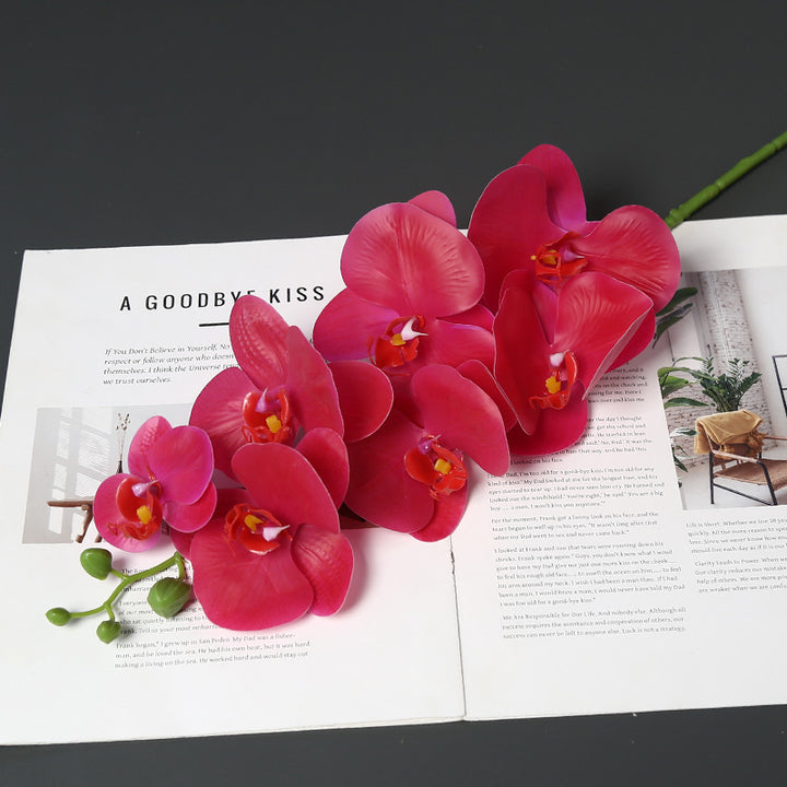 Realistic Faux Orchid Bouquet