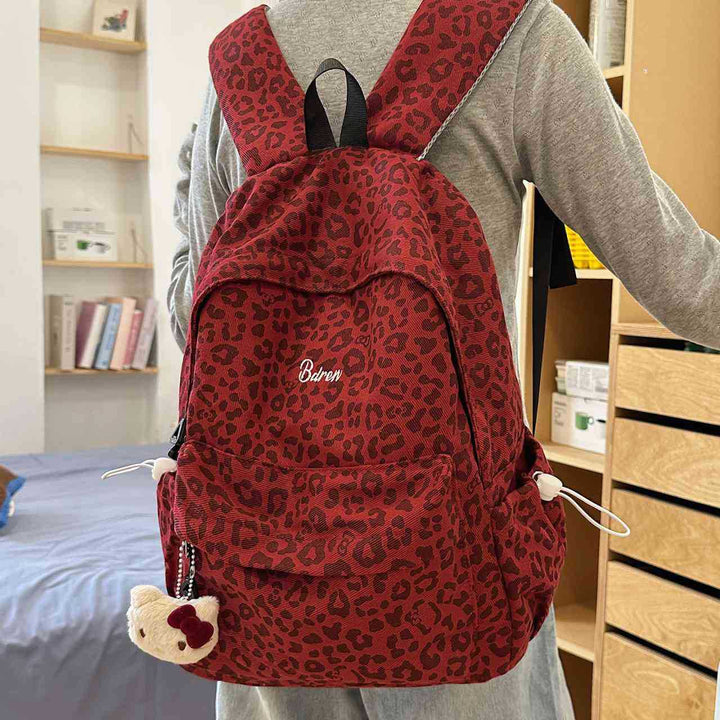 Stylish Leopard Print Backpack Kalsten