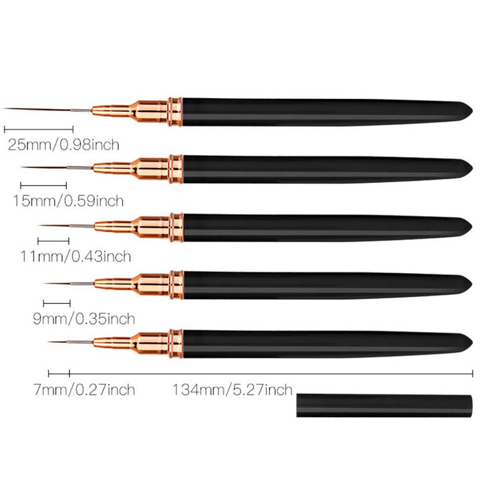 Precision Nail Art Detailing Brushes Set Kalsten