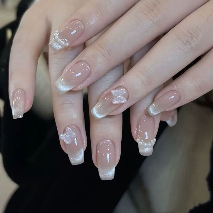Artistic Floral-Embellished Press-On Nail Art Kalsten