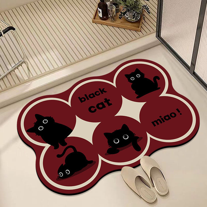 Cute Cartoon Animal Bath Mat Kalsten
