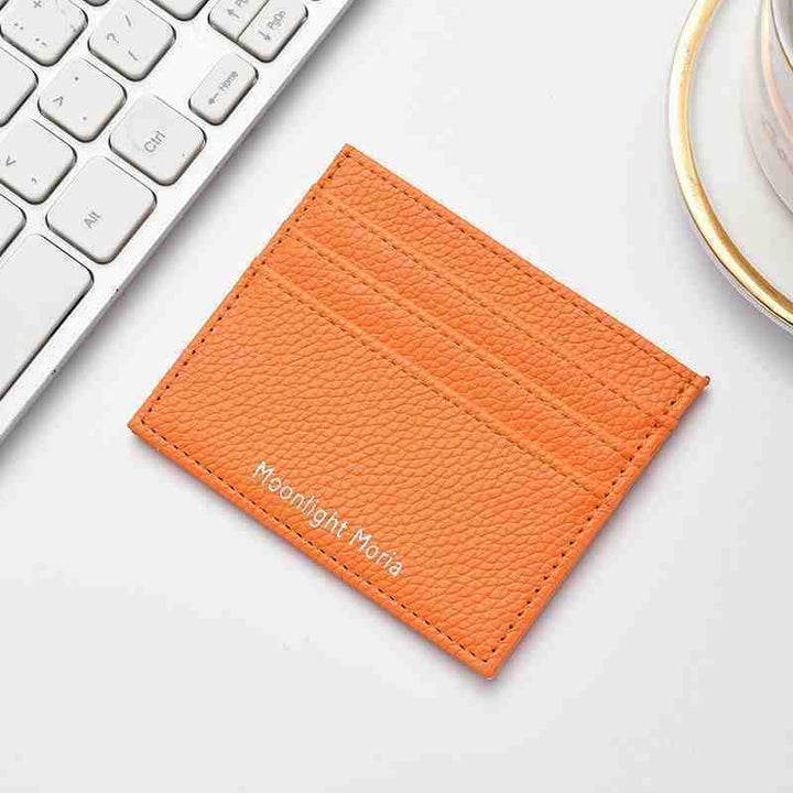 Minimalist Leather Card Holder