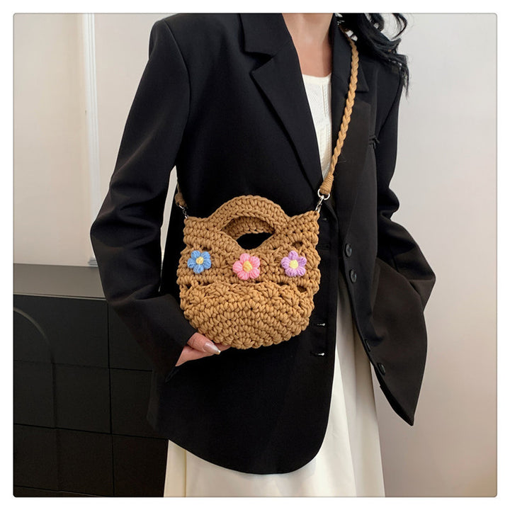 Floral Crochet Handbag