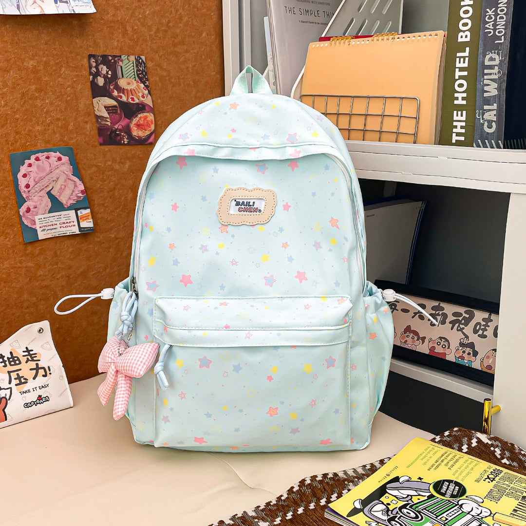 Starry-Themed Casual Backpack