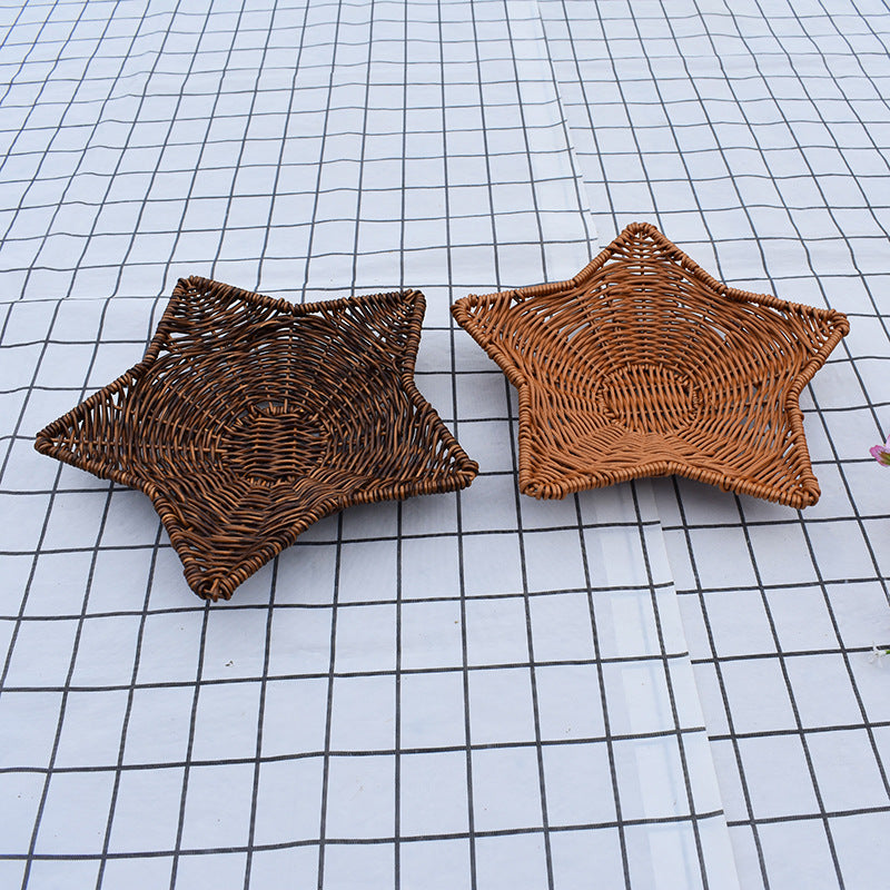 Handmade Star-Shaped Woven Basket Kalsten