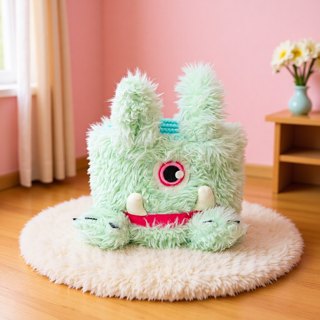 Playful Storage Basket in Bunny Design Kalsten