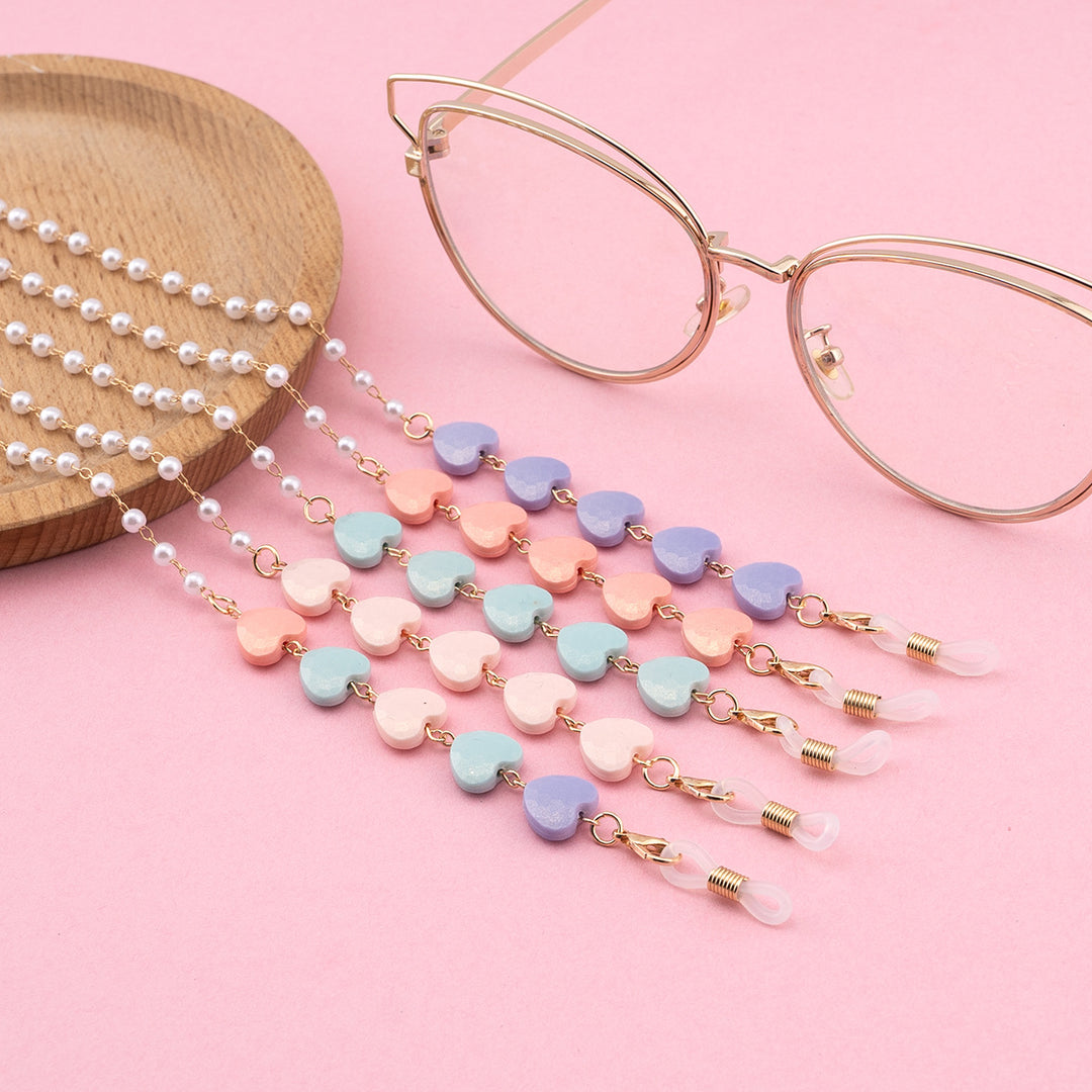 Heart Beaded Eyewear Chain Kalsten