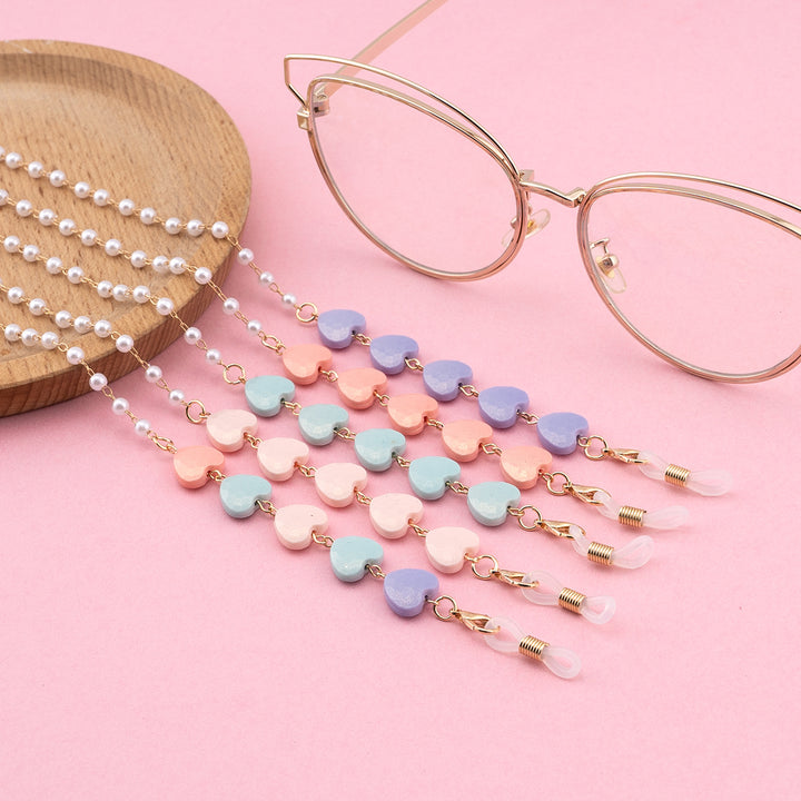 Heart Beaded Eyewear Chain Kalsten