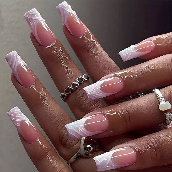 Elegant Acrylic Press-On Nail Art Set kalsten