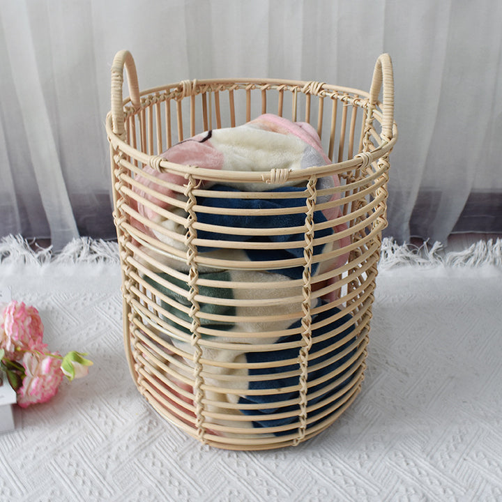 Decorative Wicker Storage Bin Kalsten
