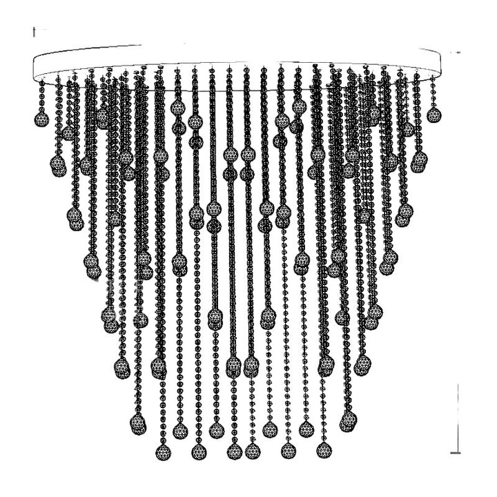 Crystal Rainfall Chandelier