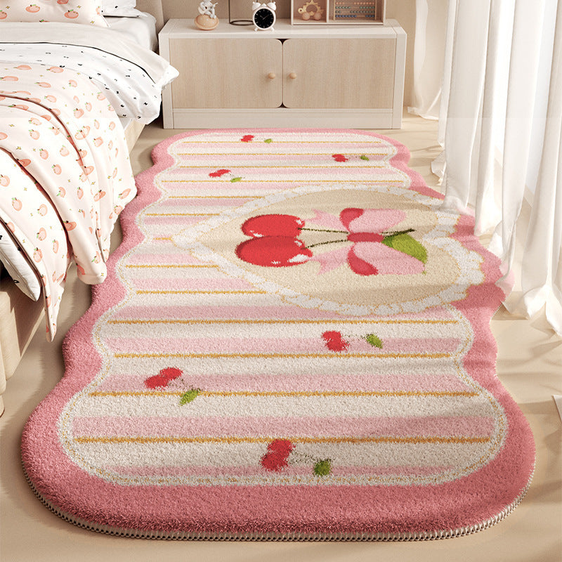 Plush Cartoon-Themed Area Rug