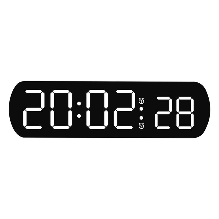 Digital radio alarm clock with multicolored LED display Kalsten