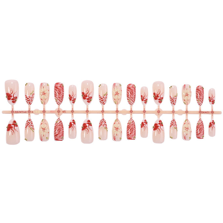 Floral Design Press-On Nail Set Kalsten 1788495338