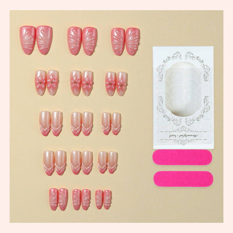 Decorative Press-On Nail Art Set kalsten 1788495816