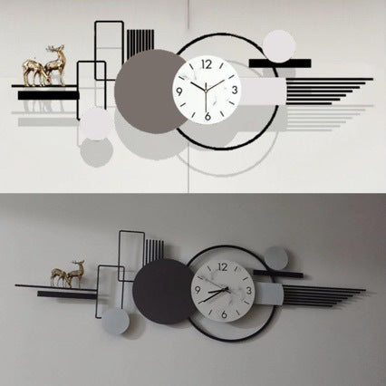 Modern Artistic Wall Clock with Geometric Design Kalsten