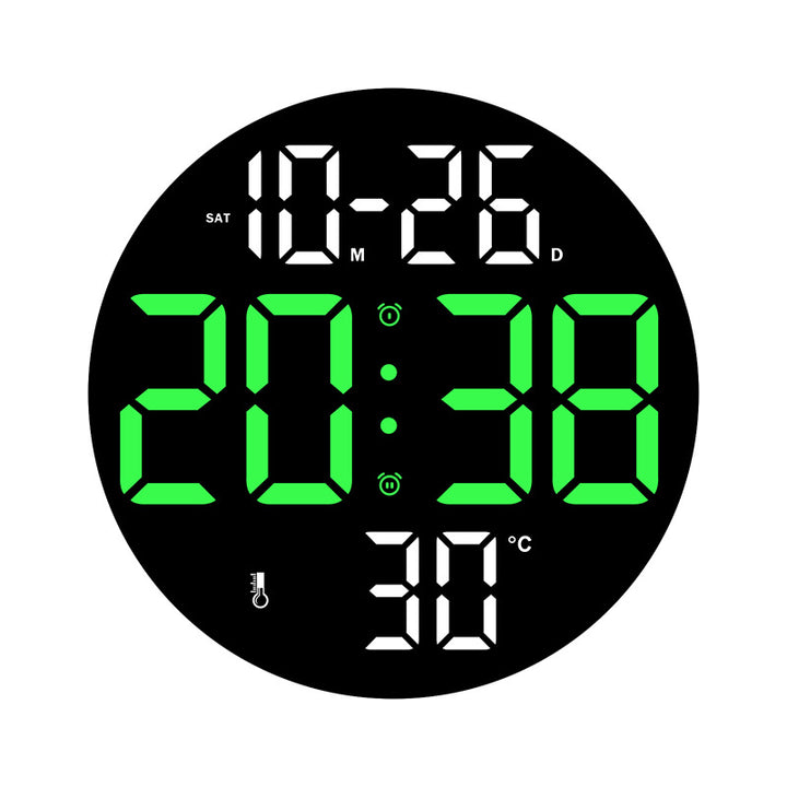 Digital wall clock with temperature and hygrometer function Kalsten